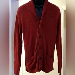 NWT HOLLISTER MENS SHAWL COLLAR CARDIGAN SIZE L